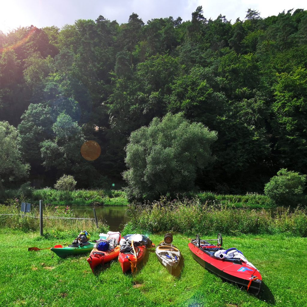 Kanutour Camping Fuldaschleife