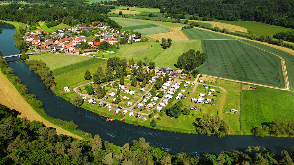 Campingplatz von oben